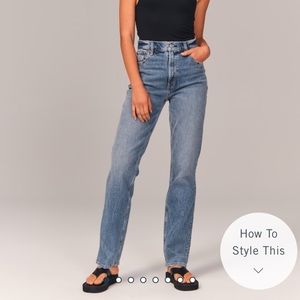 Abercrombie 90s Straight Jean